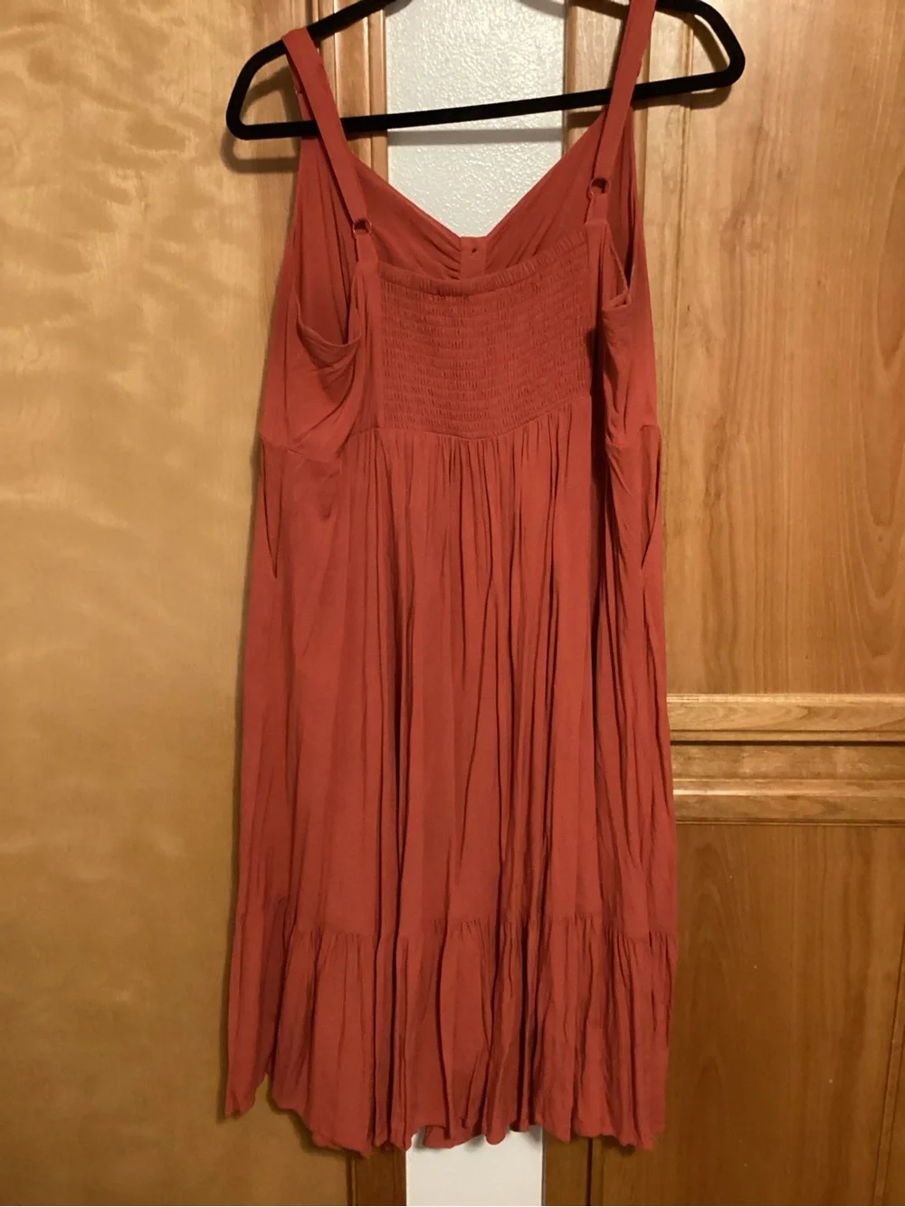 torrid Rust Button-Front Midi Sundress, EUC, size 2 (18/20) - Picture 2 of 7